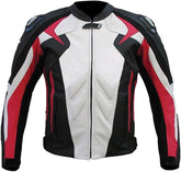 Classyak Motorcycle Real Leather Jacket with Armour